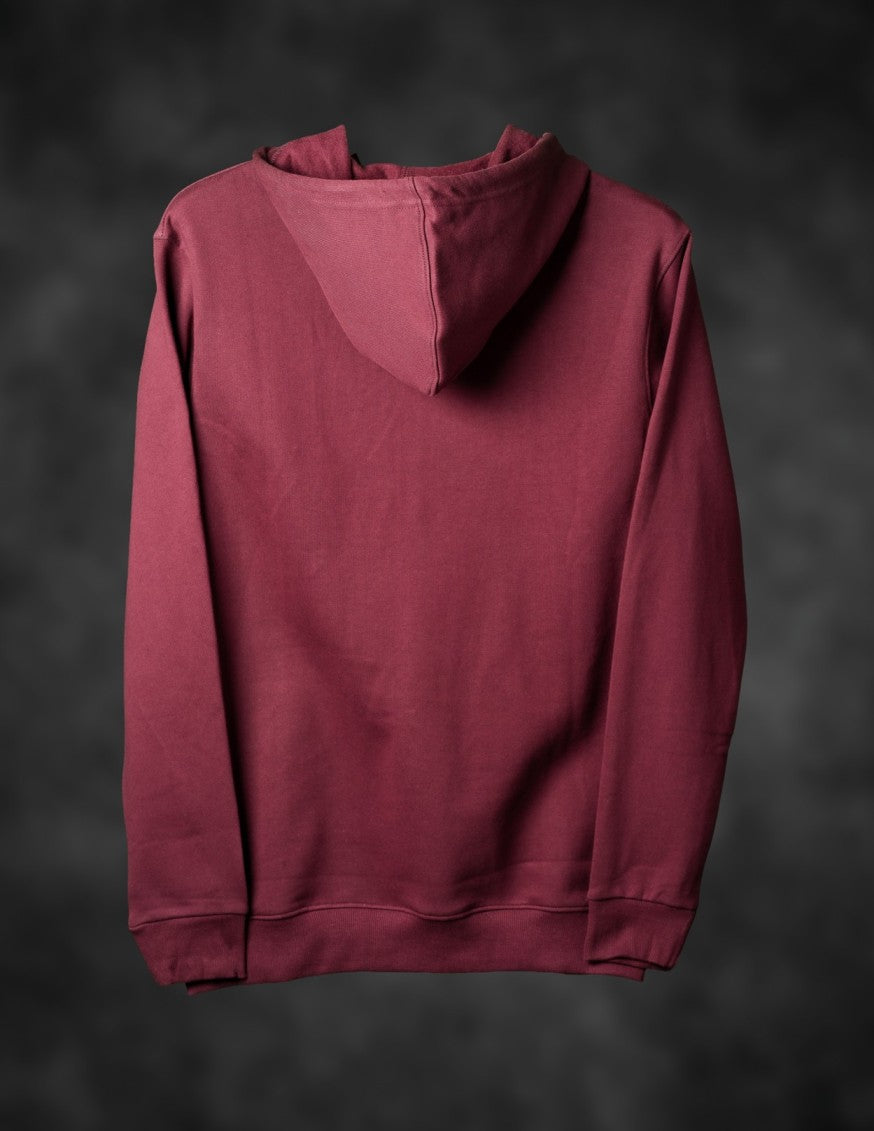 Regular Fit Hoodie - Wine