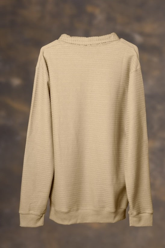 Half zip sweatshirt - sliver