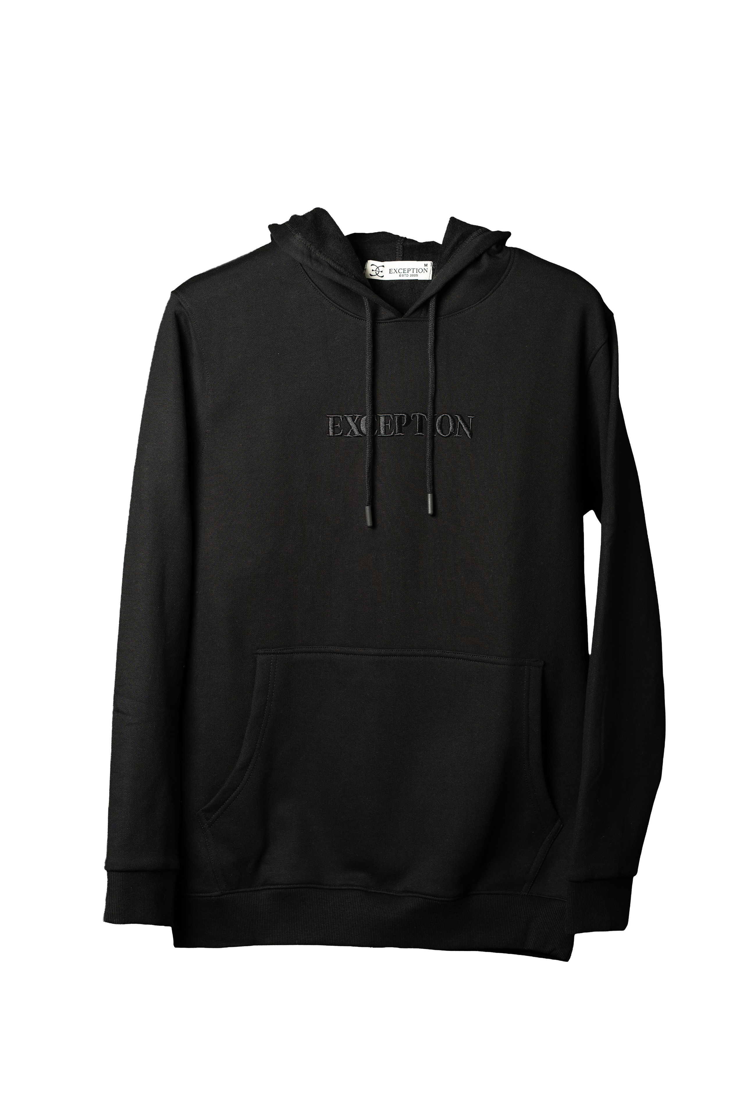 Regular Fit Hoodie –Black